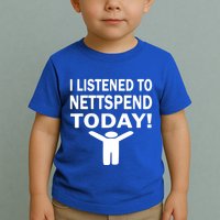 I Listened To Nettspend Today Concert Music Toddler T-Shirt