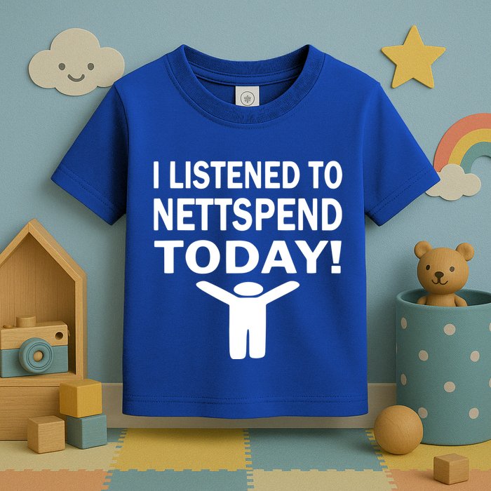 I Listened To Nettspend Today Concert Music Toddler T-Shirt