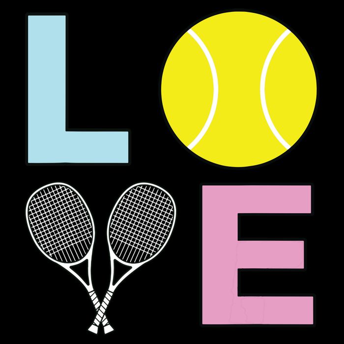 I Love Tennis Tennis Player Backpack