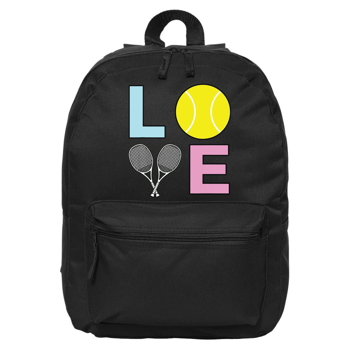 I Love Tennis Tennis Player 16 in Basic Backpack