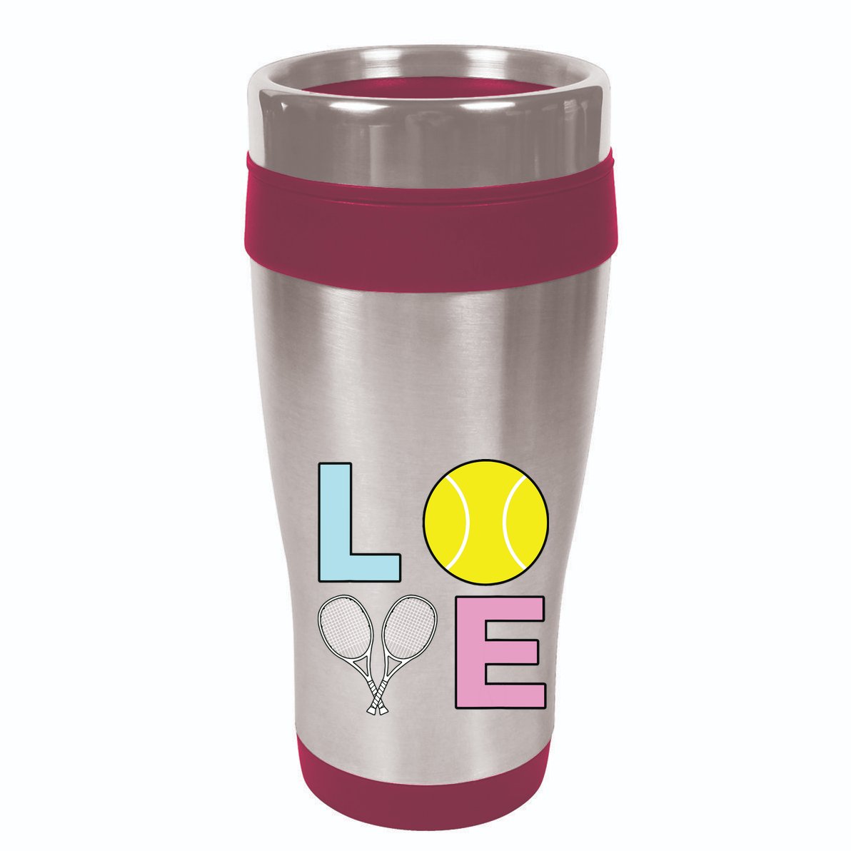 I Love Tennis Tennis Player Sustainable Knit Beanie