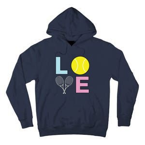 I Love Tennis Tennis Player Tall Hoodie