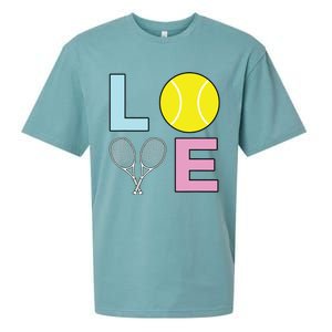 I Love Tennis Tennis Player Sueded Cloud Jersey T-Shirt