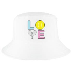 I Love Tennis Tennis Player Cool Comfort Performance Bucket Hat