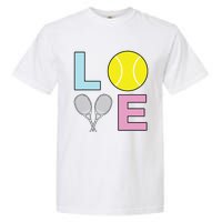 I Love Tennis Tennis Player Garment-Dyed Heavyweight T-Shirt