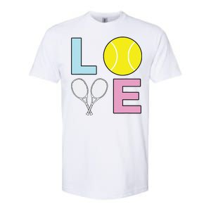 I Love Tennis Tennis Player Softstyle CVC T-Shirt