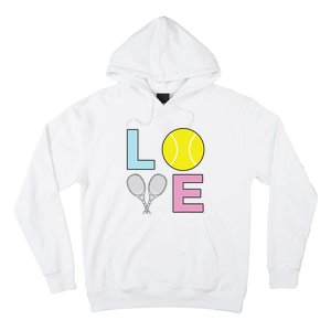 I Love Tennis Tennis Player Hoodie