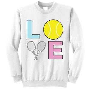 I Love Tennis Tennis Player Sweatshirt