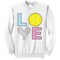 I Love Tennis Tennis Player Sweatshirt