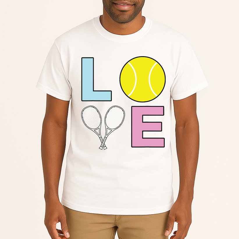 I Love Tennis Tennis Player Tall T-Shirt