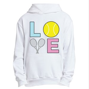 I Love Tennis Tennis Player Urban Pullover Hoodie