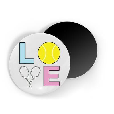 I Love Tennis Tennis Player Magnet