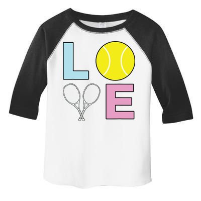I Love Tennis Tennis Player Toddler Fine Jersey T-Shirt