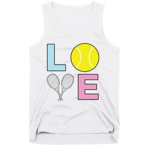 I Love Tennis Tennis Player Tank Top