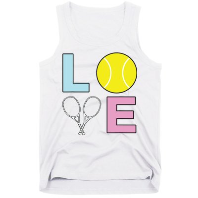 I Love Tennis Tennis Player Tank Top