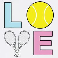 I Love Tennis Tennis Player Kids T-Shirt