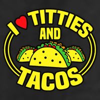 I Love Titties And Tacos Adult Drive Performance Visor