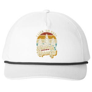 I Like Them Real Thick & Sprucey Funny Christmas Tree Snapback Five-Panel Rope Hat