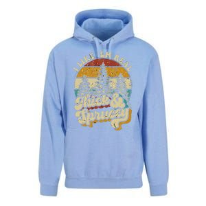 I Like Them Real Thick & Sprucey Funny Christmas Tree Unisex Surf Hoodie