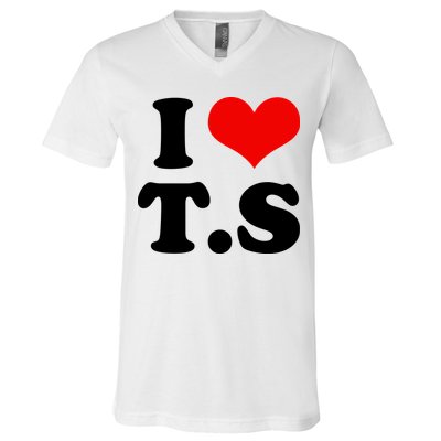 I LOVE TS V-Neck T-Shirt