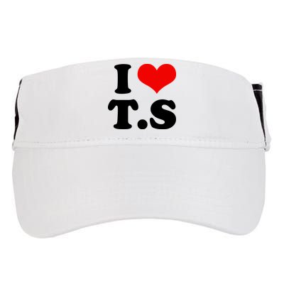 I LOVE TS Adult Drive Performance Visor