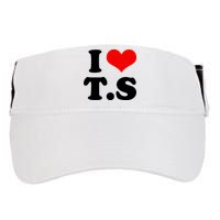 I LOVE TS Adult Drive Performance Visor