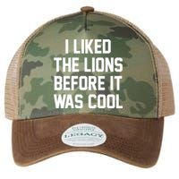 I Liked The Lions Before It Was Cool Funny Legacy Tie Dye Trucker Hat
