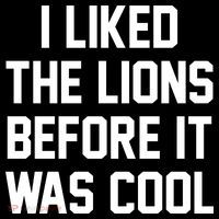 I Liked The Lions Before It Was Cool Funny Flexfit Unipanel Trucker Cap