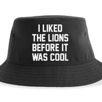I Liked The Lions Before It Was Cool Funny Sustainable Bucket Hat