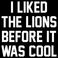I Liked The Lions Before It Was Cool Funny Drawstring Bag