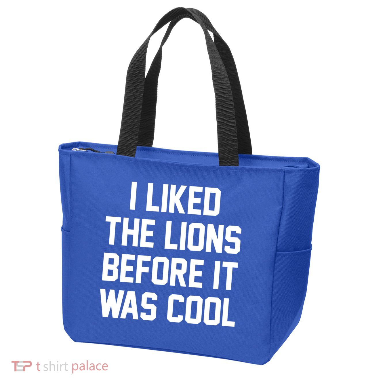 I Liked The Lions Before It Was Cool Funny Zip Tote Bag
