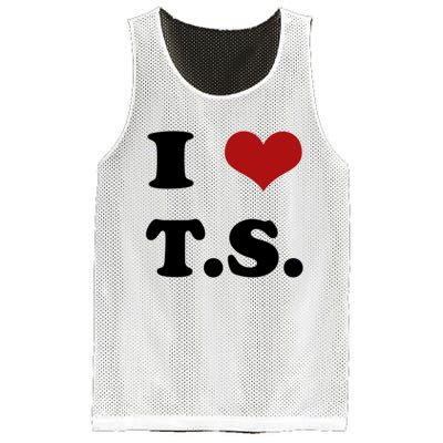 I Love TS Mesh Reversible Basketball Jersey Tank