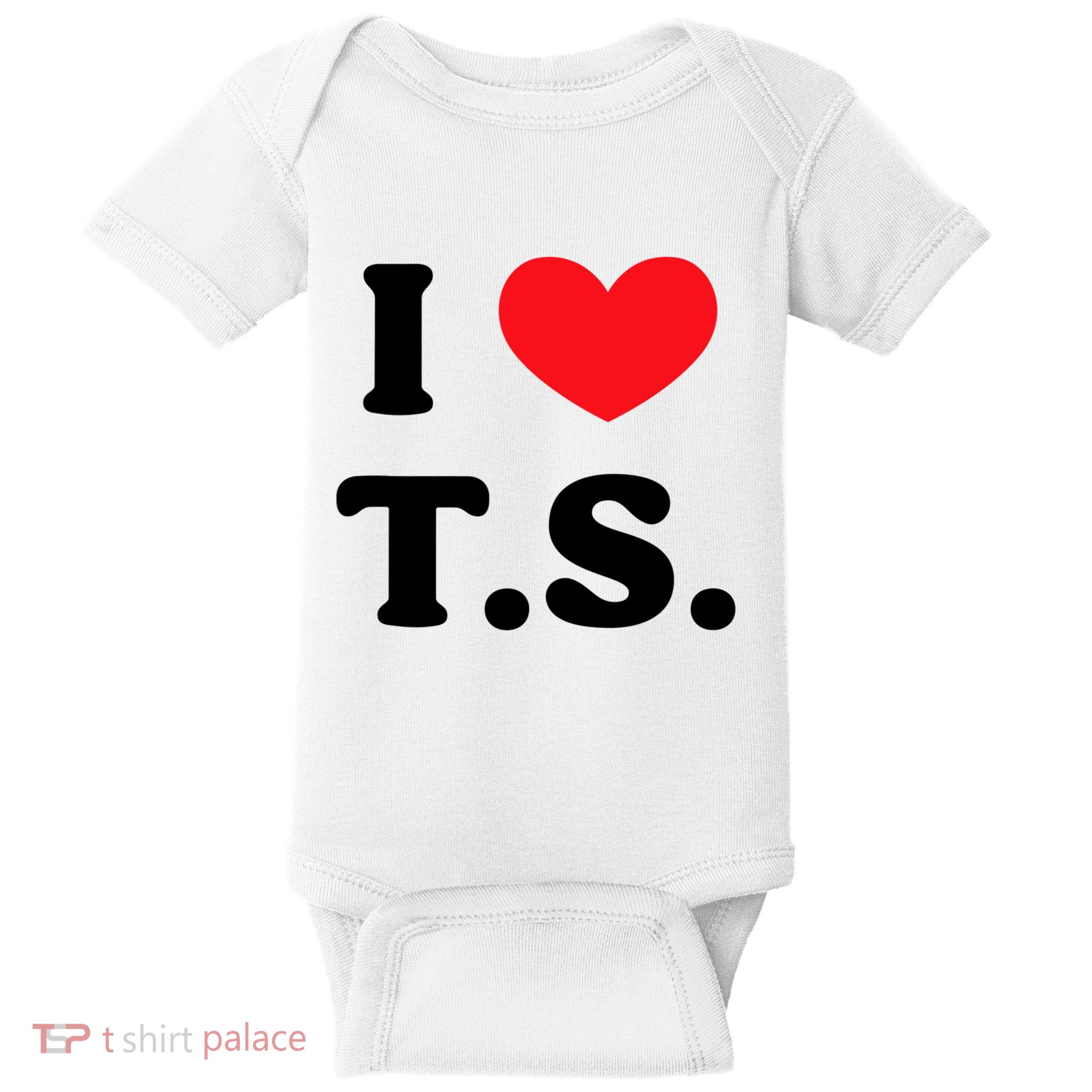 I Love T S Baby Bodysuit