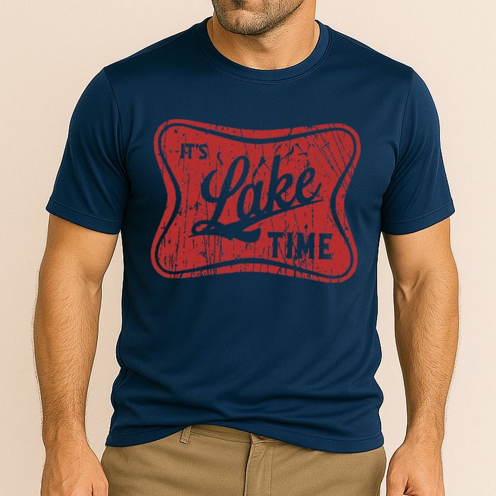 ItS Lake Time Summer Lake Camper Life Cooling Performance Crew T-Shirt