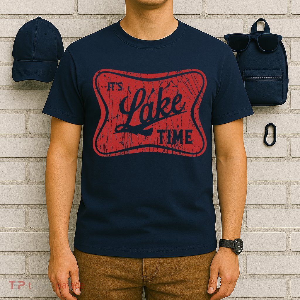 ItS Lake Time Summer Lake Camper Life T-Shirt