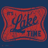 ItS Lake Time Summer Lake Camper Life 7-Panel Snapback Hat