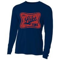 ItS Lake Time Summer Lake Camper Life Cooling Performance Long Sleeve Crew