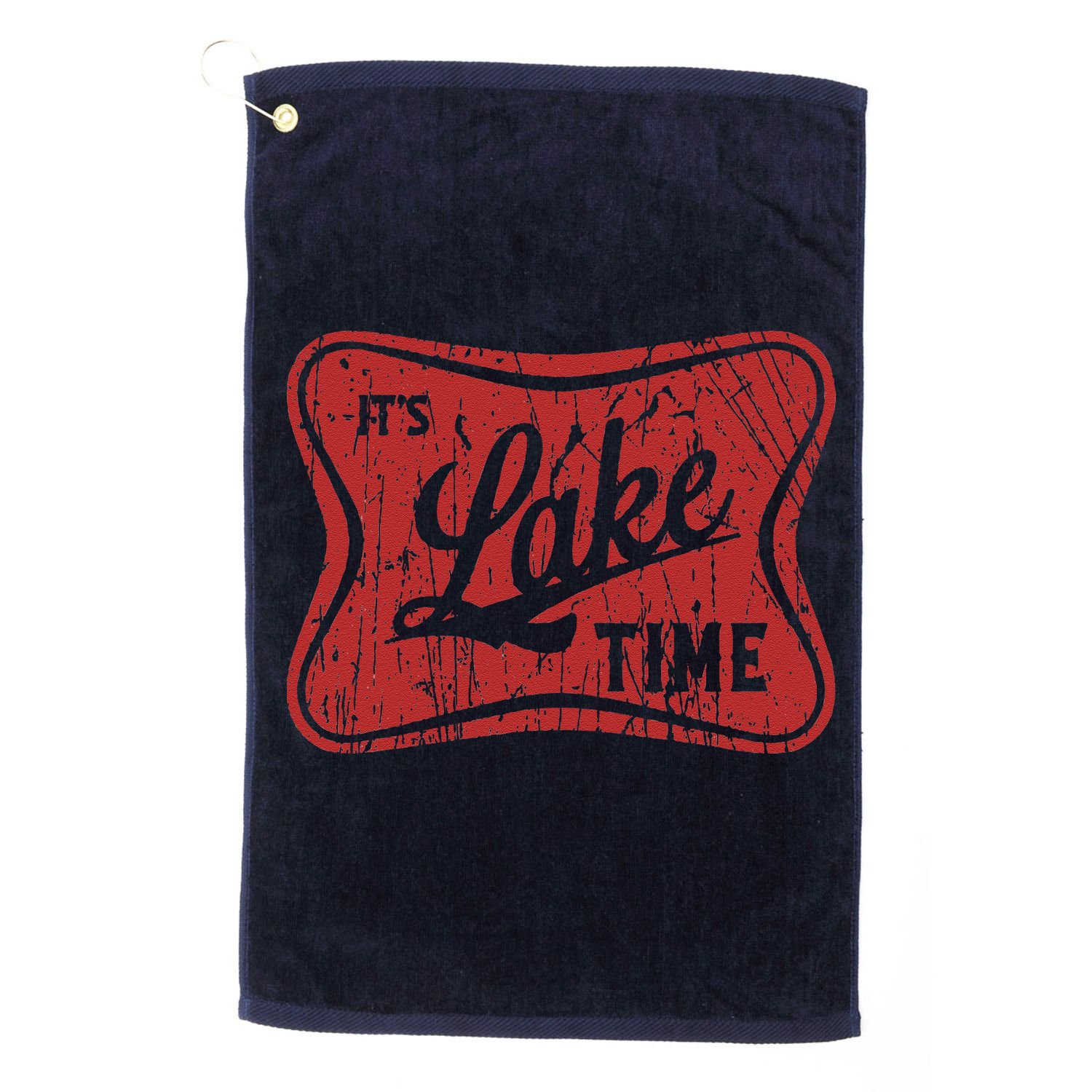 ItS Lake Time Summer Lake Camper Life Golf Towel