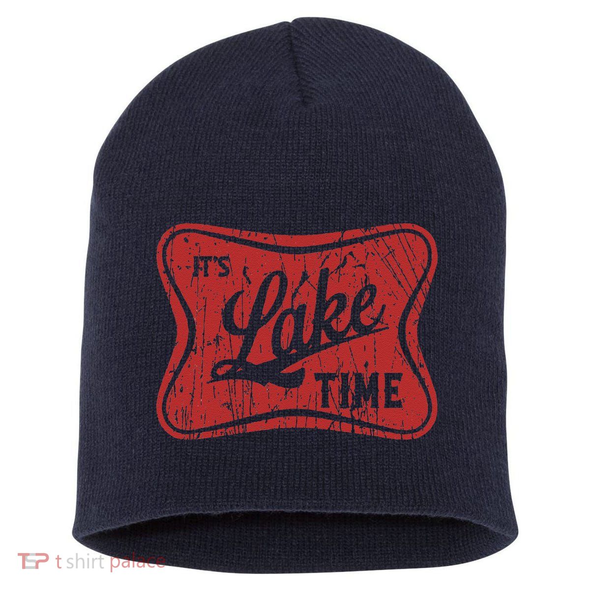 ItS Lake Time Summer Lake Camper Life Short Acrylic Beanie