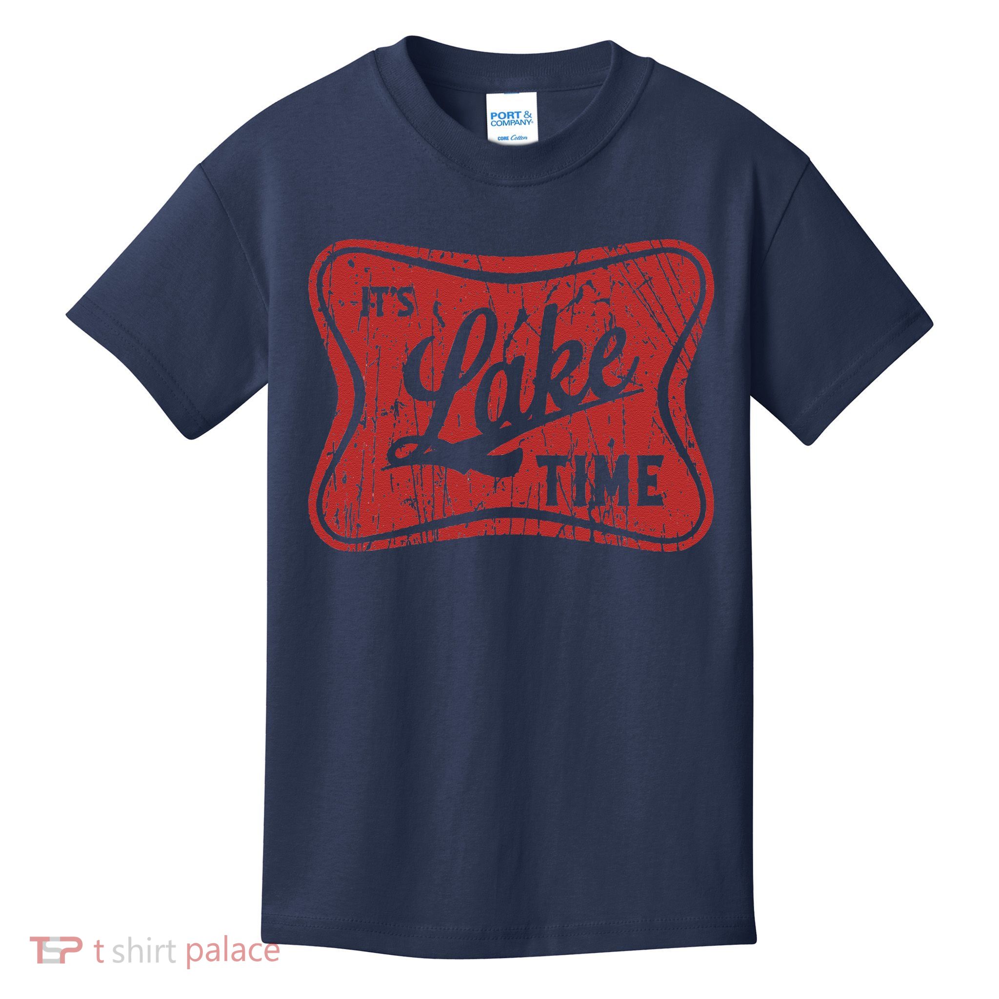 ItS Lake Time Summer Lake Camper Life Kids T-Shirt