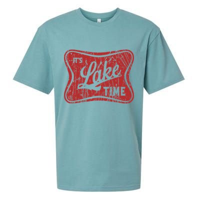 ItS Lake Time Summer Lake Camper Life Sueded Cloud Jersey T-Shirt