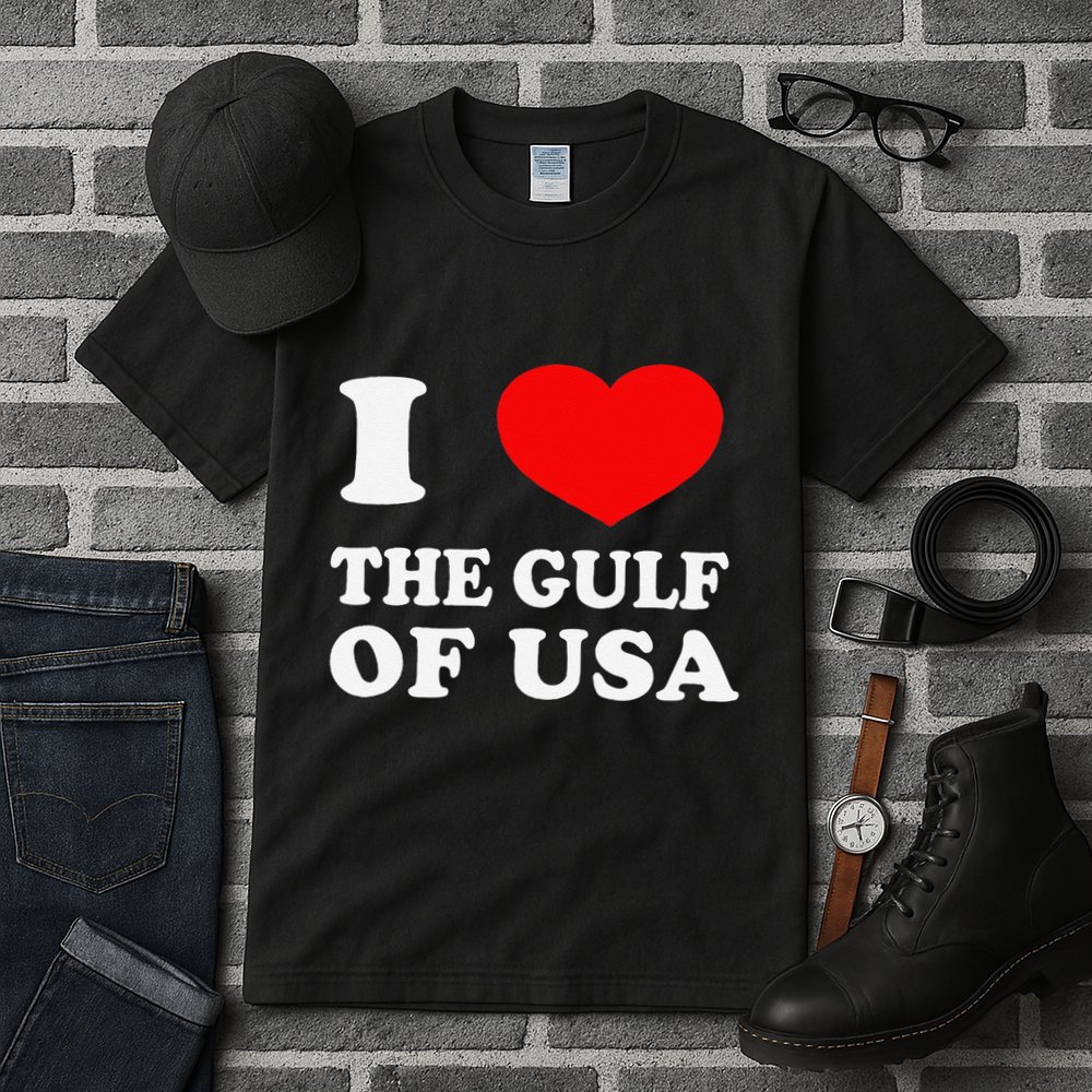 I Love The Gulf Of Usa Funny 2025 Dank Meme Cringe Tall T-Shirt