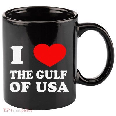 I Love The Gulf Of Usa Funny 2025 Dank Meme Cringe 11oz C Handle Ceramic Mug