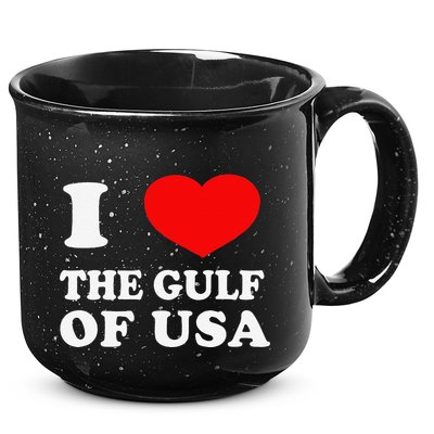 I Love The Gulf Of Usa Funny 2025 Dank Meme Cringe 15oz Campfire Ceramic Mug