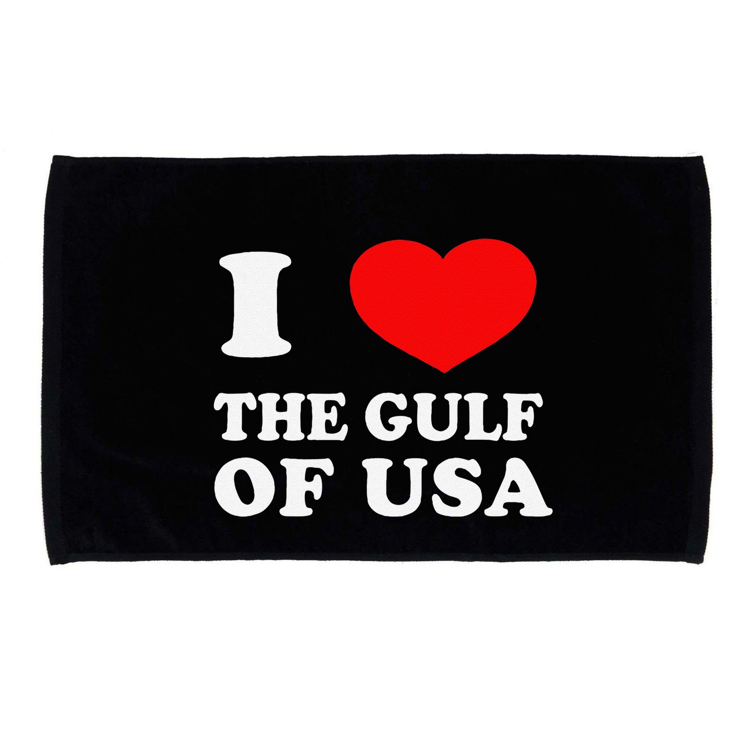 I Love The Gulf Of Usa Funny 2025 Dank Meme Cringe Microfiber Hand Towel