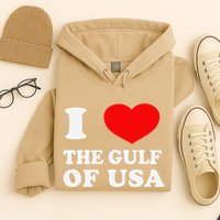 I Love The Gulf Of Usa Funny 2025 Dank Meme Cringe Hoodie