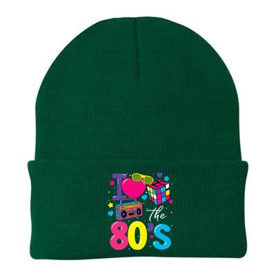 I Love The 80s 80's Party Retro birthday  Knit Cap Winter Beanie