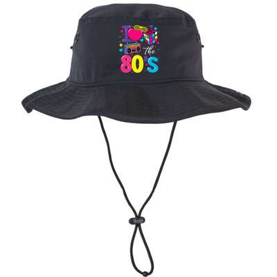 I Love The 80s 80's Party Retro birthday  Legacy Cool Fit Booney Bucket Hat