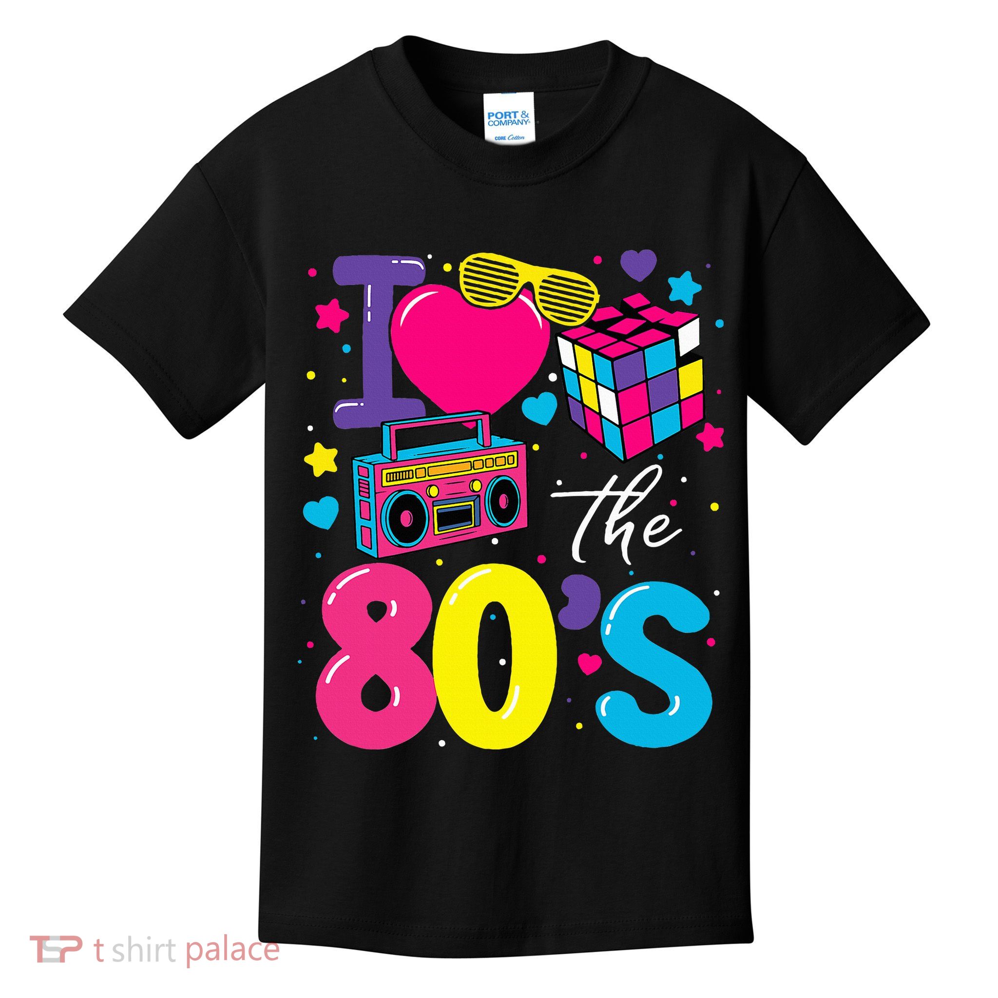 I Love The 80s 80's Party Retro birthday  Kids T-Shirt