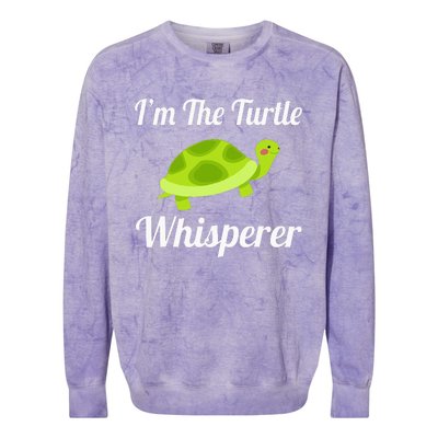 I Love Turtles - Turtle Whisperer Colorblast Crewneck Sweatshirt